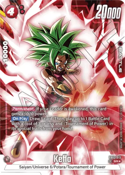 FB02-013-SR★ - Kefla (Alt Art SR★) | DBSCards.fr [Fusion World]